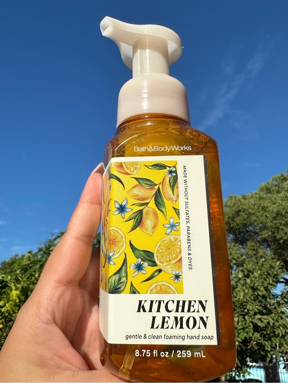 Bath & Body Works Kitchen Lemon Foaming Hand soap NWT 8.75 fl oz